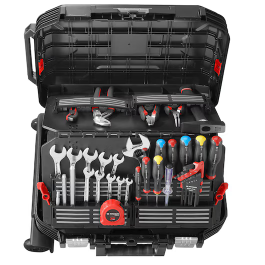 Facom BV.R30CM1PB 32pce Mobile General Hand Tool Kit in BV.R30 Rolling Tool Case