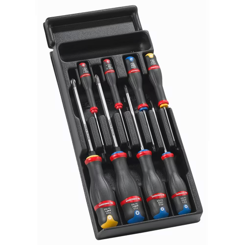 Facom MOD.AT2 8pce Protwist Phillips, Pozi & Slotted Screwdriver Set