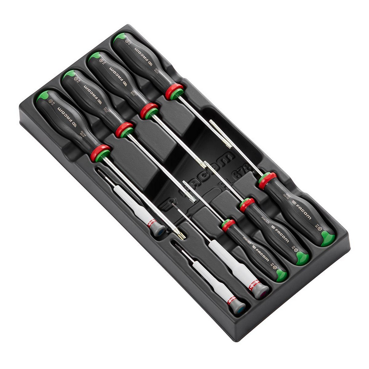 Facom MOD.AT6 10pce Protwist Security Torx and Micro-Tech Torx Screwdriver Set