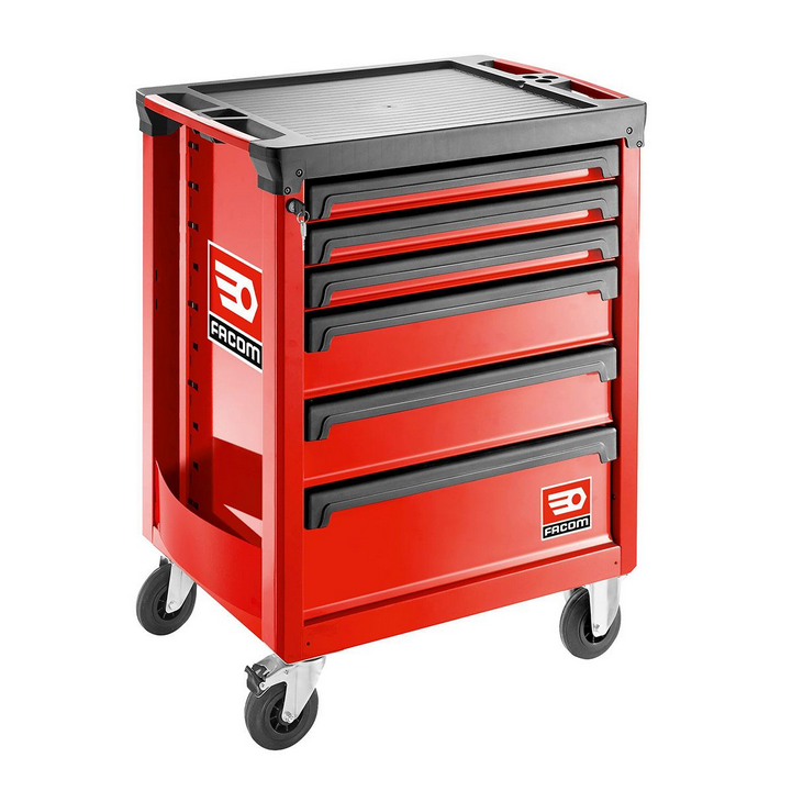 Facom ROLL.6M3A 6 Drawer Mobile Roller Cabinet – Red