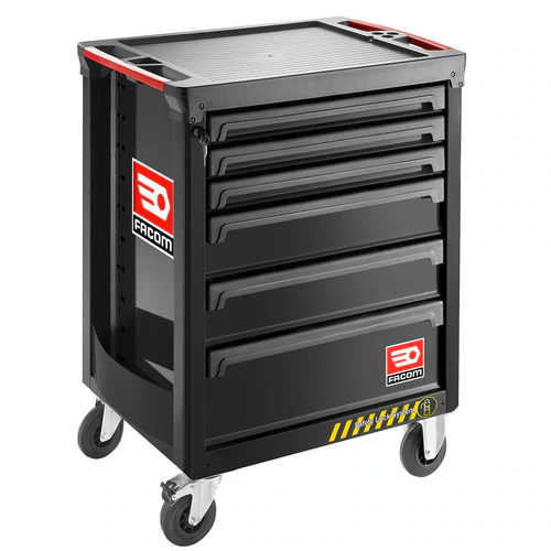 Facom ROLL.6NM3AS 6 Drawer Mobile Safety Roller Cabinet - Black