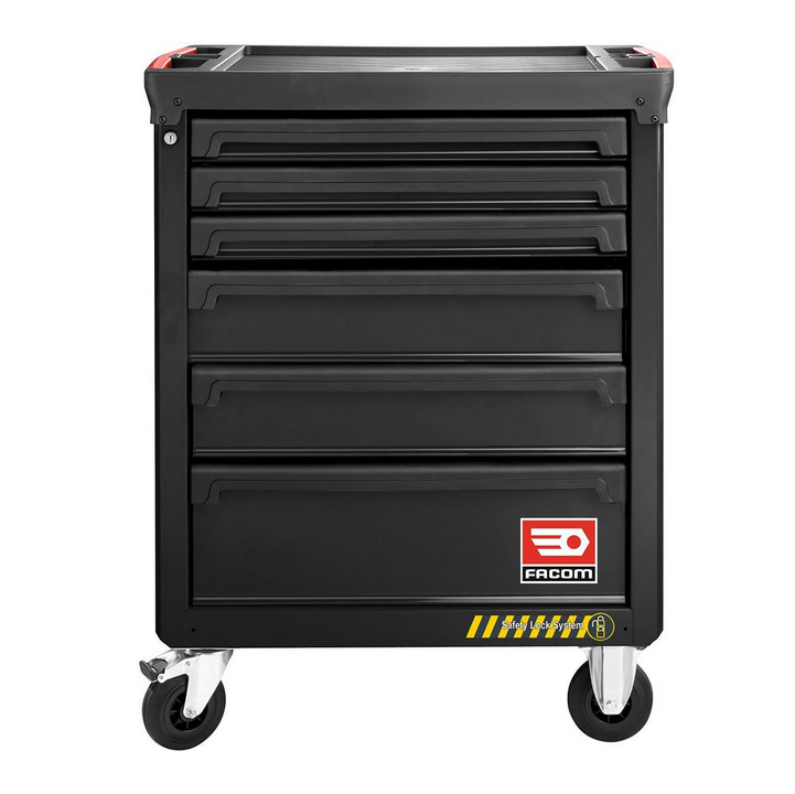 Facom ROLL.6NM3AS 6 Drawer Mobile Safety Roller Cabinet - Black