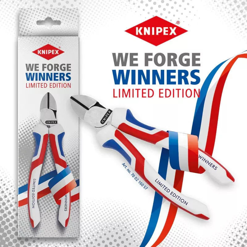 Knipex 70 02 160 S7 160mm Diagonal Cutters WE FORGE WINNERS Limited Edition