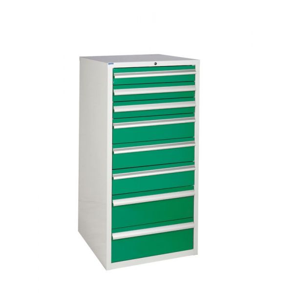 Euroslide EUC1206065X Euroslide Cabinet with 8 Drawers (1200 x 600 x 650mm)