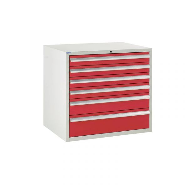 Euroslide EUC1829075E Cabinet with 6 Drawers (825 x 900 x 750mm)