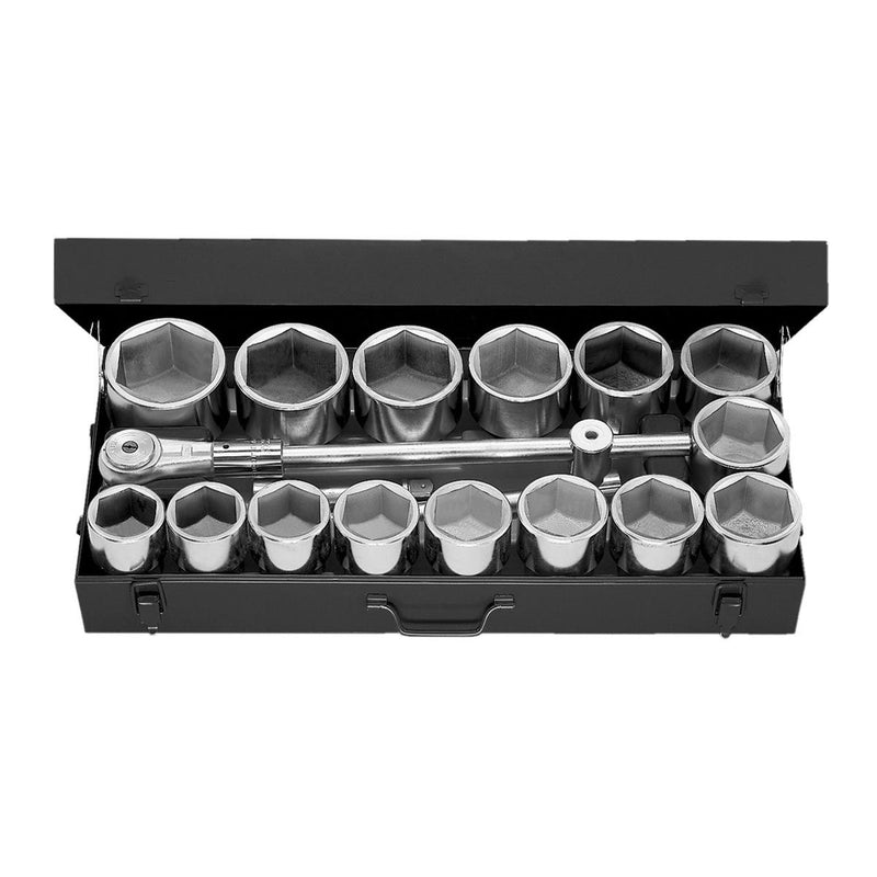 Facom M.441E 1"Dr 19pce Metric 58-100mm Hexagon (6-Point) Socket Set