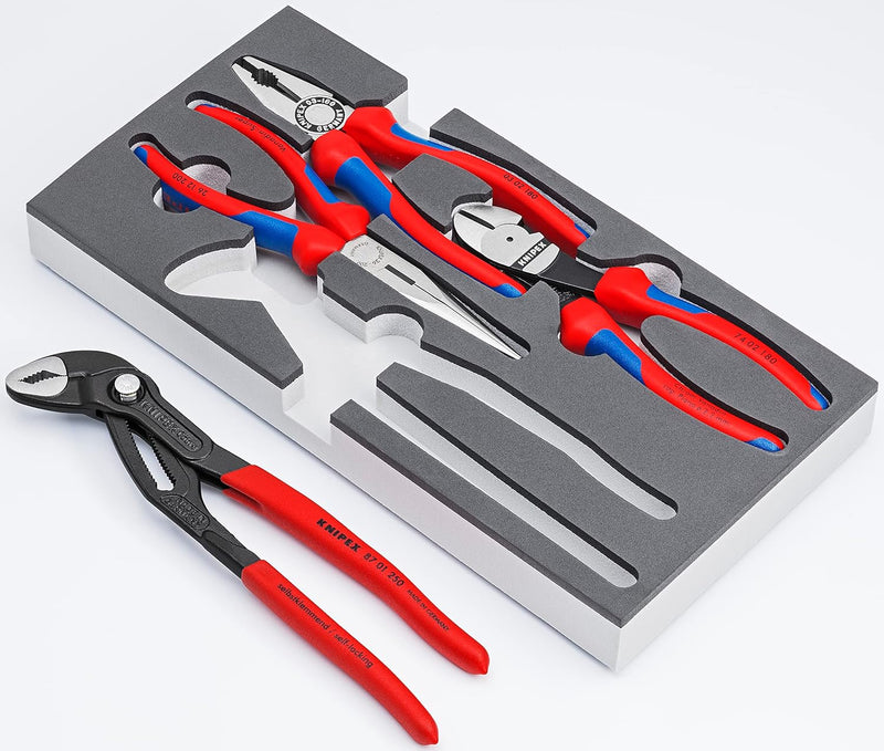 Knipex 00 20 01 V15 6pce Basic Plier Set In Foam Tray