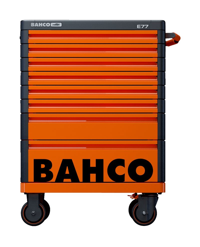 Bahco 1477K8 E77 Premium 8 Drawer Orange Mobile Roller Cabinet