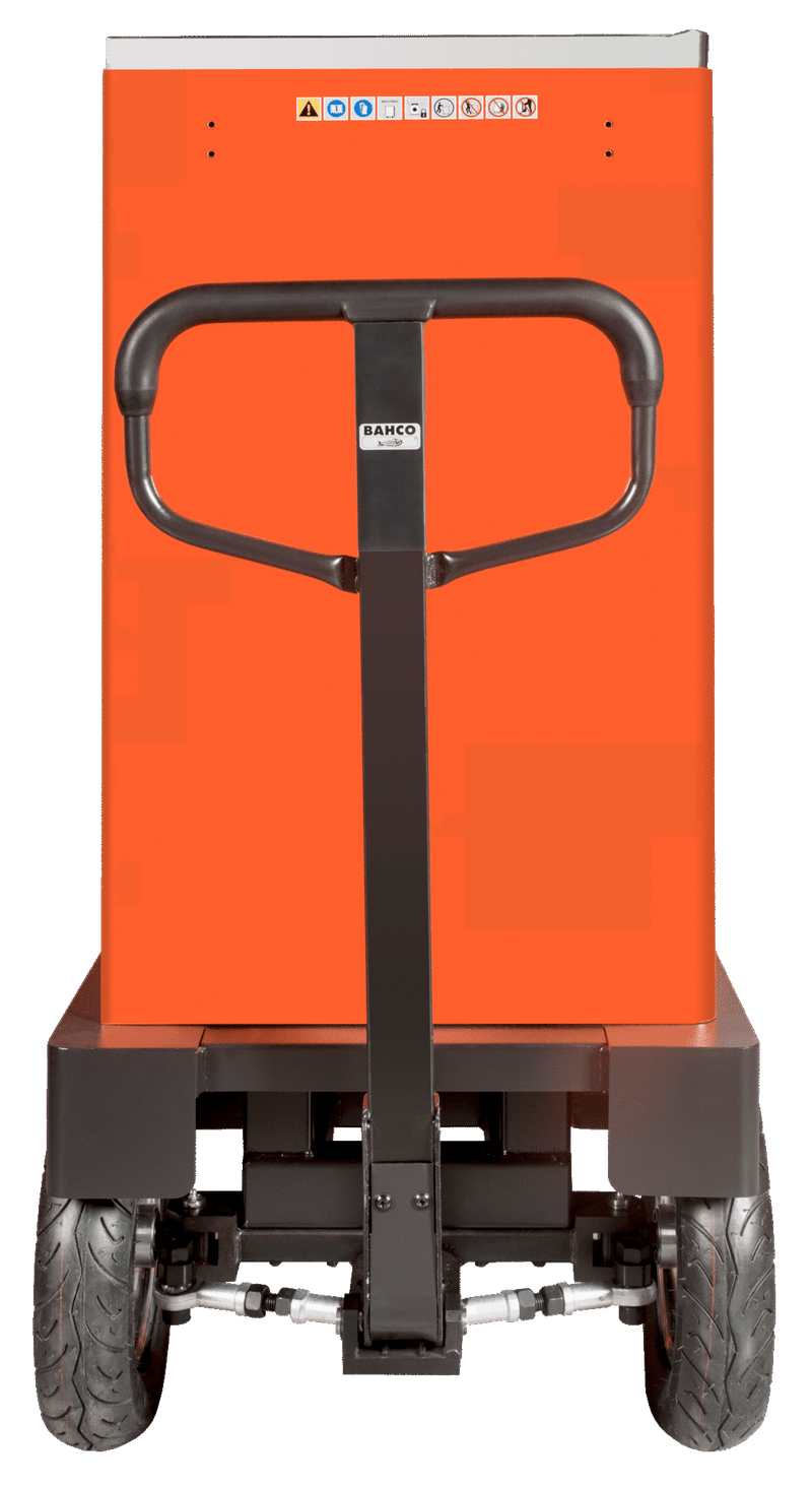 Bahco 1475KXXL8CWTSS C75 XL 8 Drawer 53" Orange  53" Special Tool Trolley with 8 Drawers and Side Cabinet