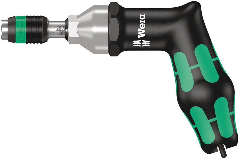 Wera 074702 7442 Kraftform Adjustable Torque Pistol-Grip Screwdriver, 3.0-6.6 Nm