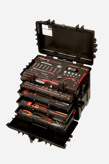 Bahco 4750RCWD4FF1 162pce Heavy Duty Rigid Case General Purpose Toolkit