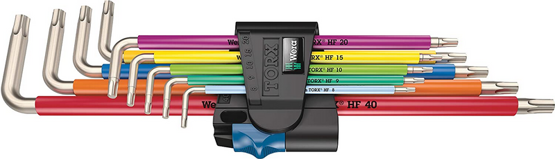 Wera 022699 9pc 3950/9 Hex-Plus Multicolour HF Stainless 1 L-key Set