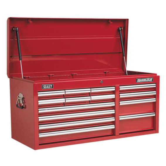 Sealey AP41149 14 Drawer Topchest with Ball-Bearing Slides - Red