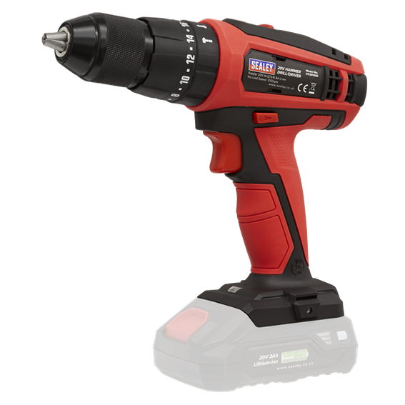 Sealey CP20VCOMBO1 3pce 20V SV20 Series Cordless Tool Combo - 2 Batteries